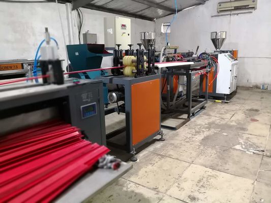 Máquina a rendimento elevado 380V da extrusão do suporte do preço da tira dos dados do PVC