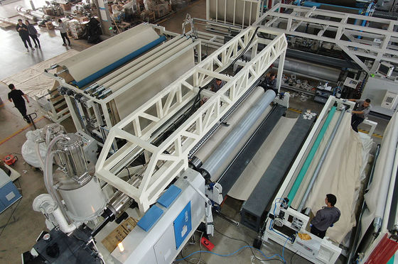 o TPE de 4.2M atapeta a máquina de revestimento secundária traseira da máquina de revestimento